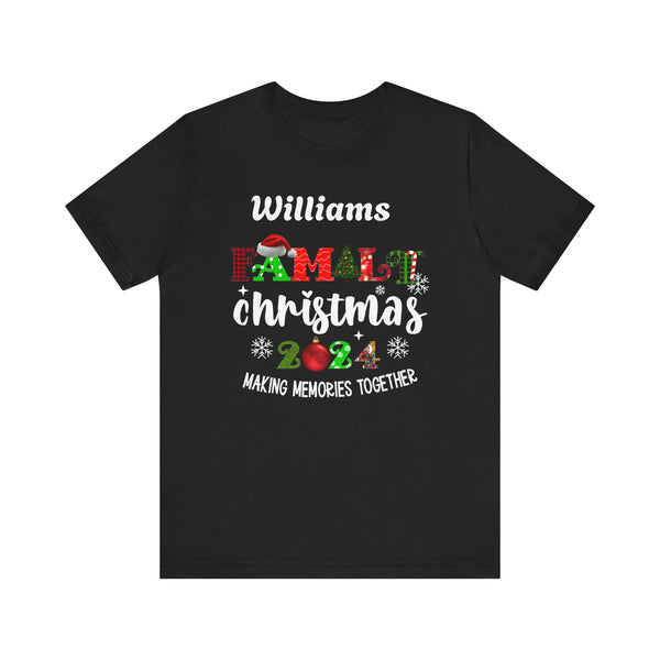 Custom Family Christmas Short Sleeve Tee