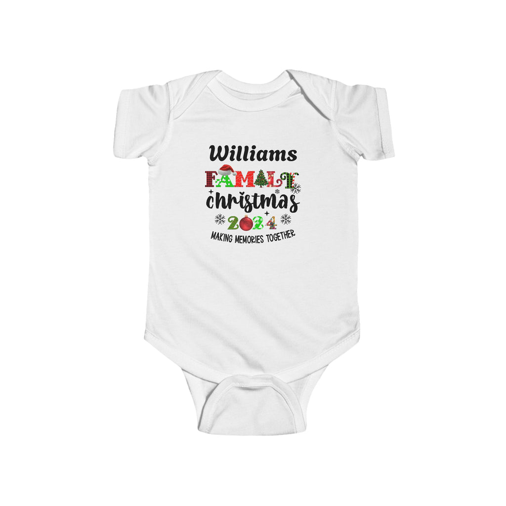 Personalized Family Tour Infant Bodysuit